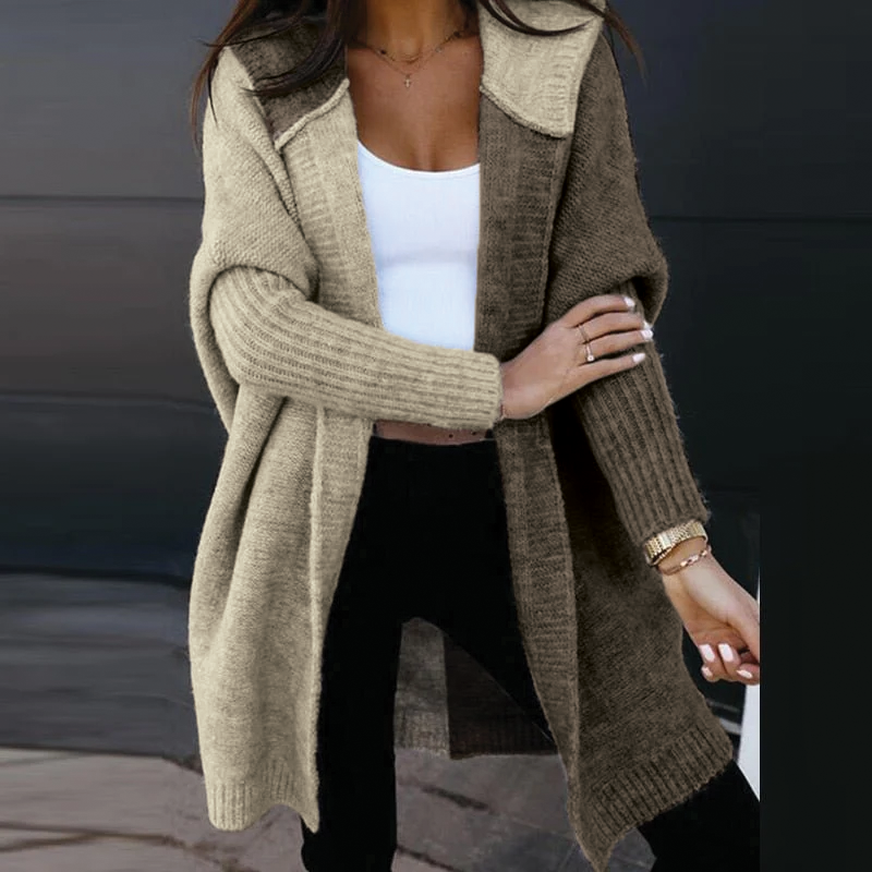 Emily - Hooded Knit Cardigan 0