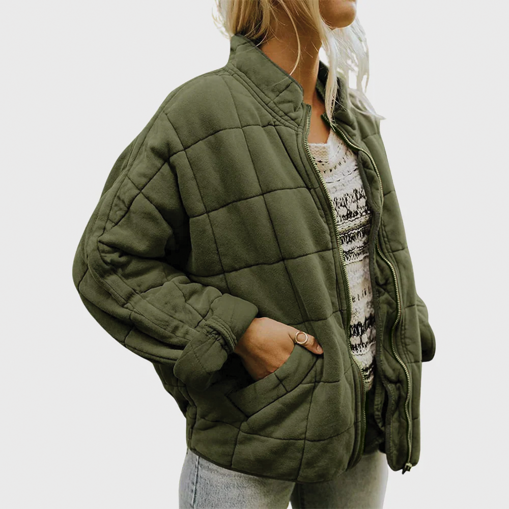 Emma - Quilted Zip Jacket 0
