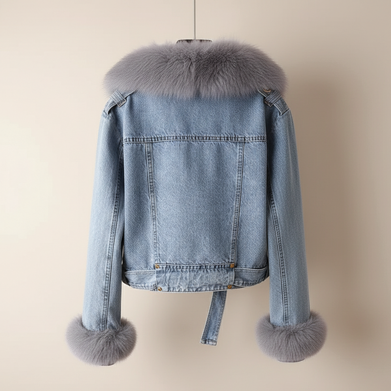 Sophia - Cropped Denim Jacket Women 2