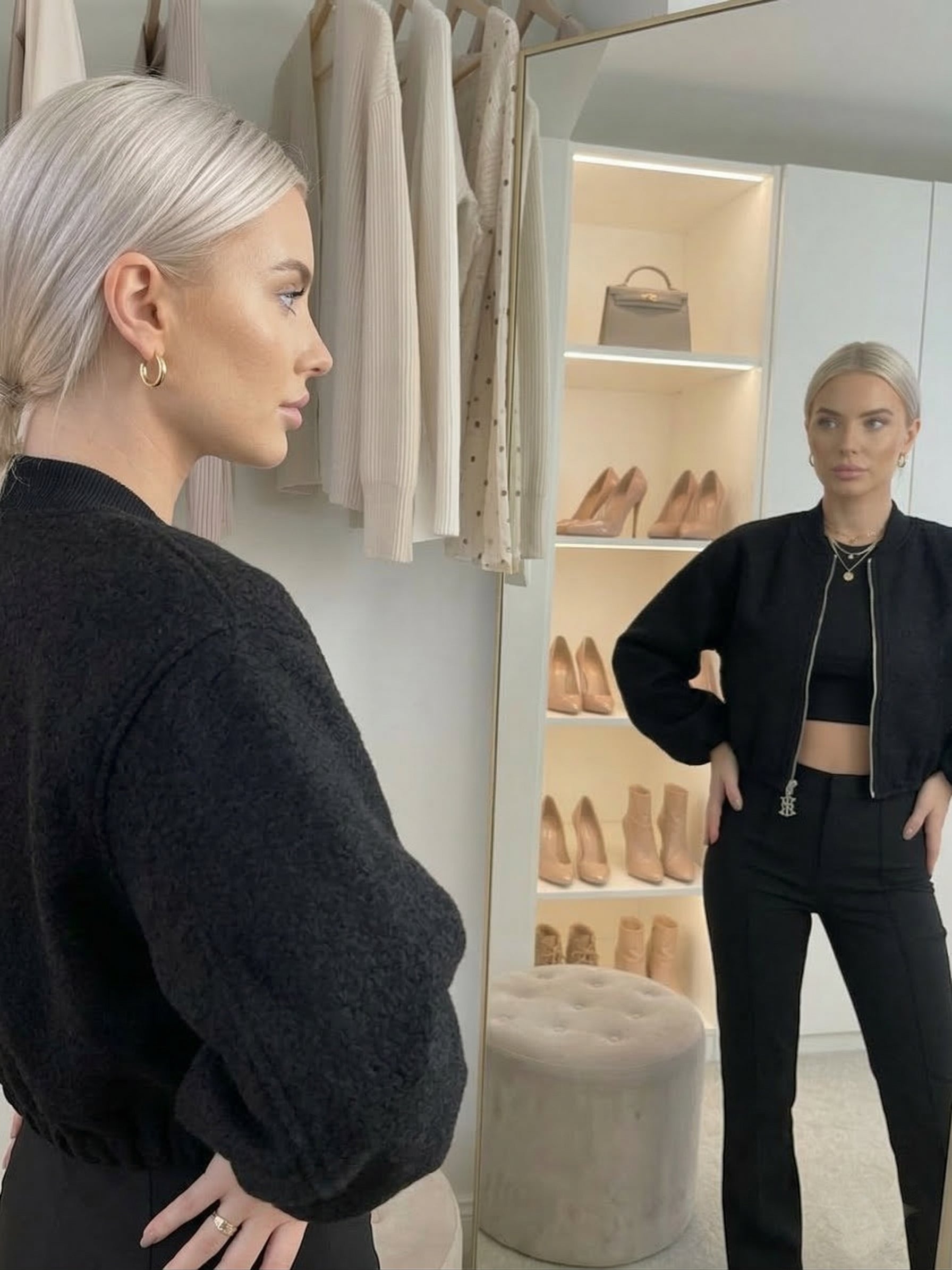 Emily - Casual Velvet Bomber Jacket Women