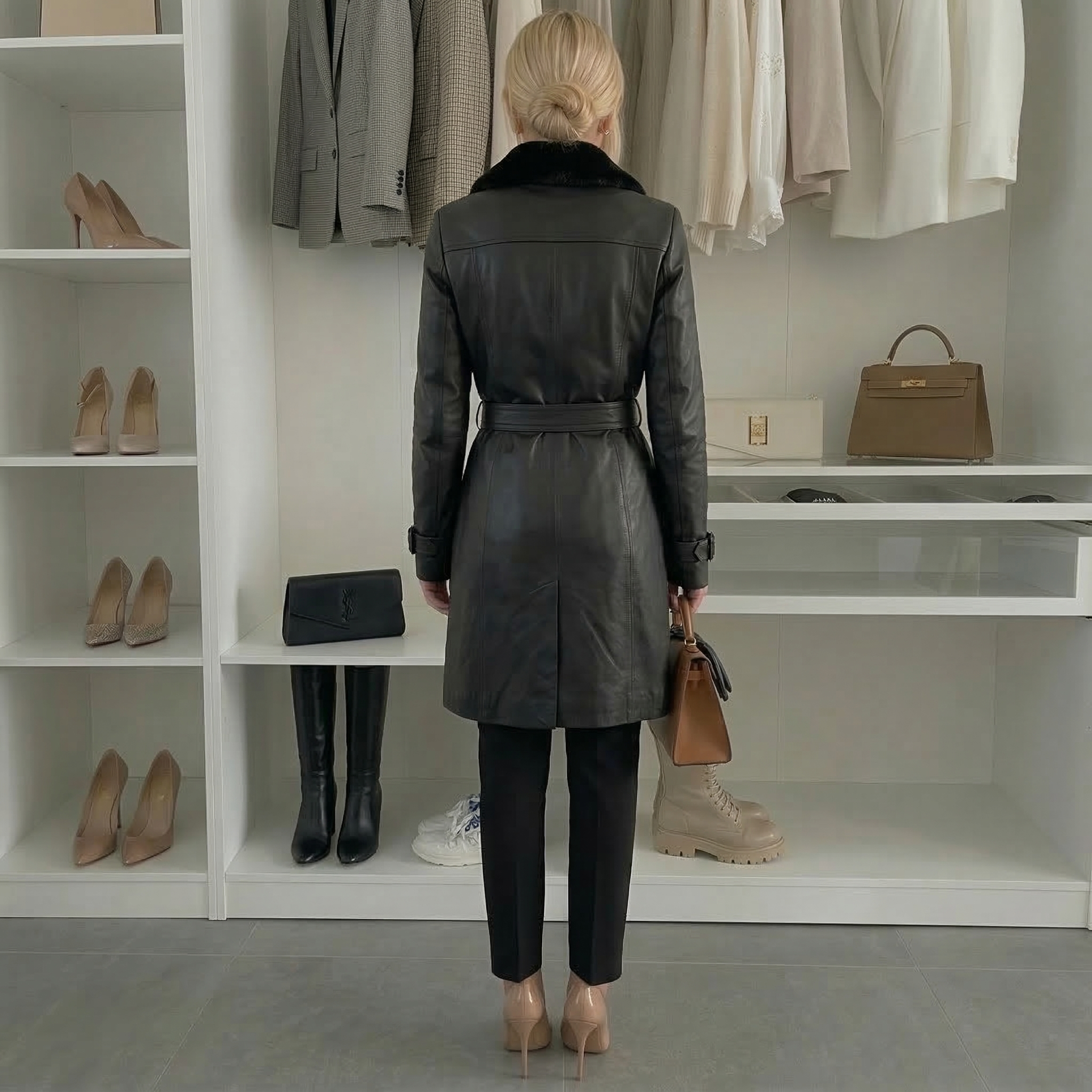 Jana – Handmade Warm Leather Coat